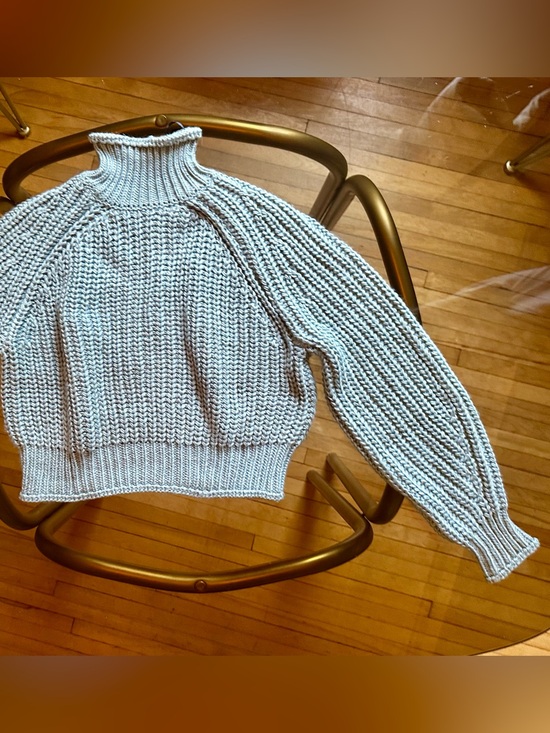 H&M Sweaters - H&M Cozy Knit Turtleneck Sweater - Blue